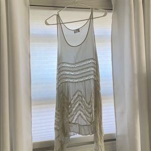 Free People lace Voile Trapeze Slip